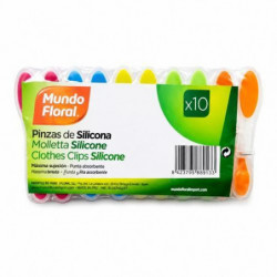 Pinzas Silicona (10u) MUNDO...